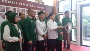 Partai Kebangkitan Bangsa (PKB) mendaftarkan 580 bakal calon legislatif (bacaleg) mereka ke Komisi Pemilihan Umum (KPU) Republik Indonesia (RI), Sabtu, 13/5/2023 | Novia Suhari/forumkeadilan.com