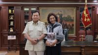 Potret Prabowo Subianto dan Susi Pudjiastuti
