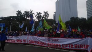 Aparta gabungan disiagakan demi amankan peringatan Hari Buruh di Jakarta