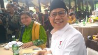 Airlangga Hartarto dan Muhaimin Iskandar lakukan pertemuan di kawasan Senayan pada 3 Mei 2023