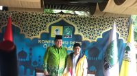 Airlangga Hartarto dan Muhaimin Iskandar dalam acara halalbihalal
