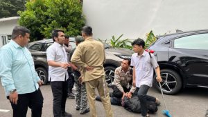 Penembakan terjadi di kantor pusat Majelis Ulama Indonesia (MUI), Jakarta Pusat, Selasa, 2/5/2023. |
