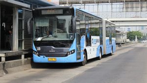 Bus Transjakarta. | Ist