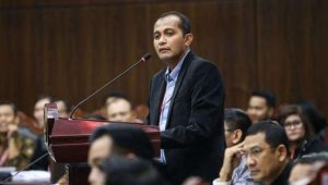 Wamenkumham) Edward Omar Sharif Hiariej menjelaskan soal RUU Perampasan Aset I Ist