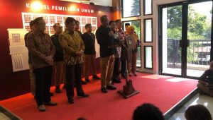 Partai Hanura daftar bakal calon legislatif untuk Pemilihan Umum (Pemilu) 2024 ke KPU, Rabu, 10/5/2023 | Novia Suhari/forumkeadilan.com