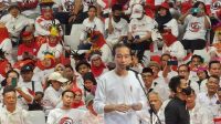 Presiden Jokowi di acara musra relawan. | Ist