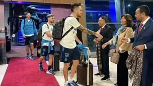 Kedatangan Timnas Argentina ke Indonesia