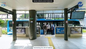 Halte Senen Sentral kembali beroperasi