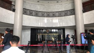 Suasana MK jelang putusan pemilu
