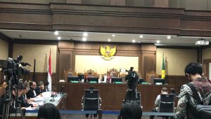 Persidangan eks Kemkominfo Johnny G Plate