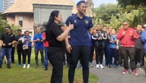 Ketua DPP PDIP Puan Maharani bertemu Ketum Demokrat Agus Harimurti Yudhoyono (AHY) di Plataran Senayan, Minggu, 18/6/2023 | ist