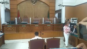 Shane Lukas jalani sidang perdana di PN Jakarta Selatan, Selasa, 6/6/2023 | Novia Suhari/forumkeadilan.com