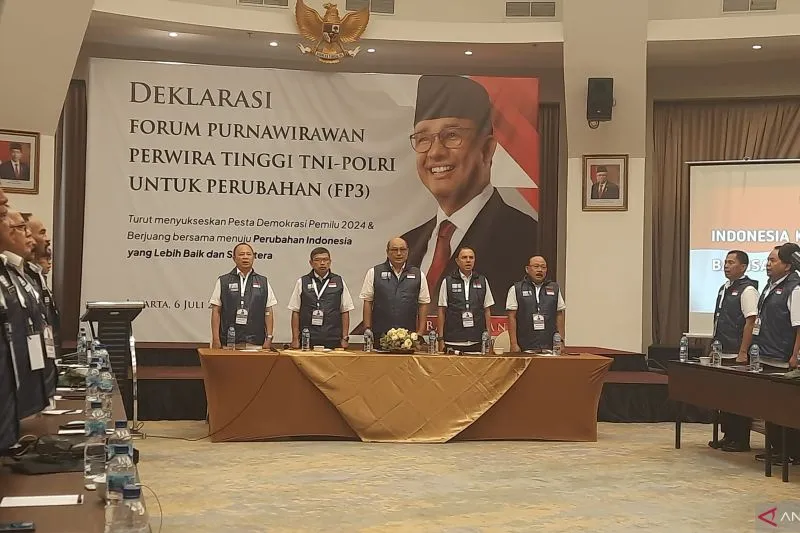 Ratusan Purnawirawan TNI/Polri bentuk FP3 untuk dukung Anies Baswedan
