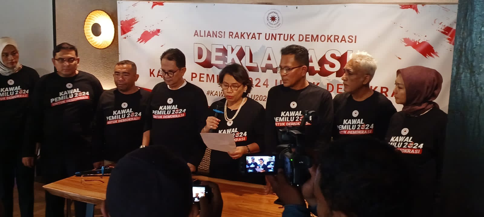 Deklarasi kawal Pemilu 2024 di Jakarta, Jumat, 14/7/2023 | Dok. Forum Keadilan