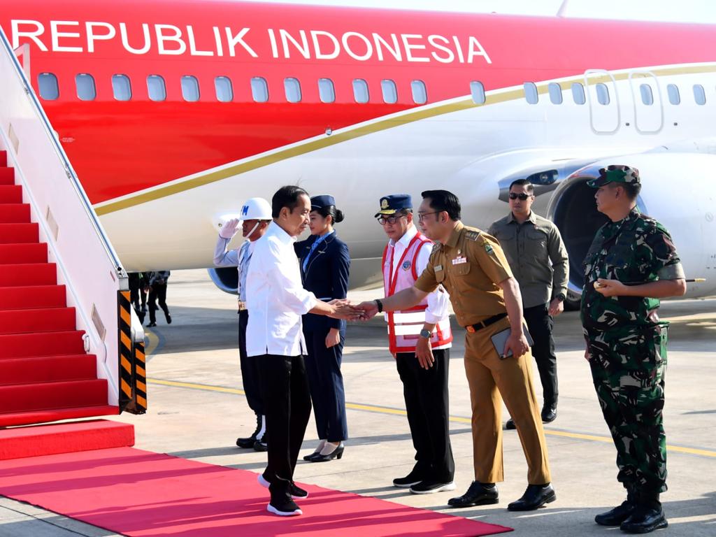 Presiden Jokowi tinjau Bandara Kertajati |