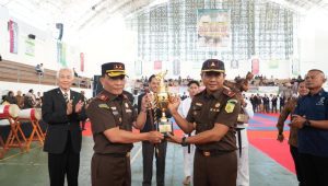 Pembukaan Kejurnas Karate Antardojo Gojukai Jaksa Agung