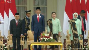 Jokowi lantik 833 prajurit TNI dan Polri