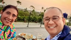 Pertemuan Susi Pudjiastuti dengan bakal calon wakil presiden (cawapres) Anies Baswedan | Instagram @aniesbaswedan