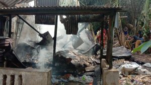 Kebakaran terjadi di gudang rongsokan di Jalan Gunung Kancil, Gang Menara 2, Kelurahan Jaga Baya II, Kecamatan Way Halim, Bandar Lampung, kebakaran, Sabtu, 26/8/2023 sekitar pukul 10.25 WIB | Dok BPBD Kota Bandar Lampung
