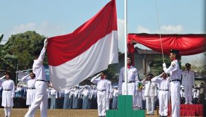 Ilustrasi upacara bendera