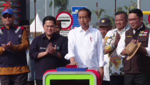 Presiden Joko Widodo (Jokowi) meresmikan Jalan Tol Ciawi-Sukabumi ruas Cigombong-Cibadak pada hari ini, Jumat, 4/8/2023