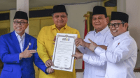 Golkar-PAN resmi gabung Gerindra-PKB dukung Prabowo capres 2024 | ist