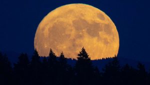 Ilustrasi super moon