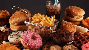 Ilustrasi junk food