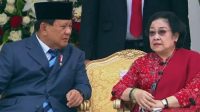 Prabowo duduk berdampingan dengan Megawati