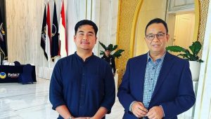 Anggota DPRD Sumut dari Fraksi Gerindra Aulia Agsa berfoto bersama Anies Baswedan | ist