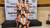 Dua atlet sepatu roda freestyle dari DKI Jakarta membawa pulang emas dalam babak kualifikasi Pekan Olahraga Nasional (PON) yang berlangsung pada 26-27 Agustus 2023 di Sleman City Hall Yogyakarta.