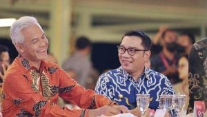 Ridwan Kamil dan Ganjar Pranowo