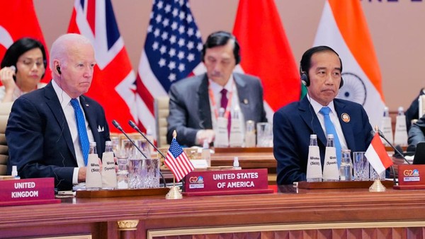 Jokowi di KTT G20 India