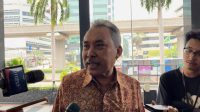 Anggota Dewas KPK Syamsuddin Haris saat ditemui di gedung KPK, Jakarta Selatan, Jumat, 27/10/2023 | Merinda Faradianti/Forum Keadilan