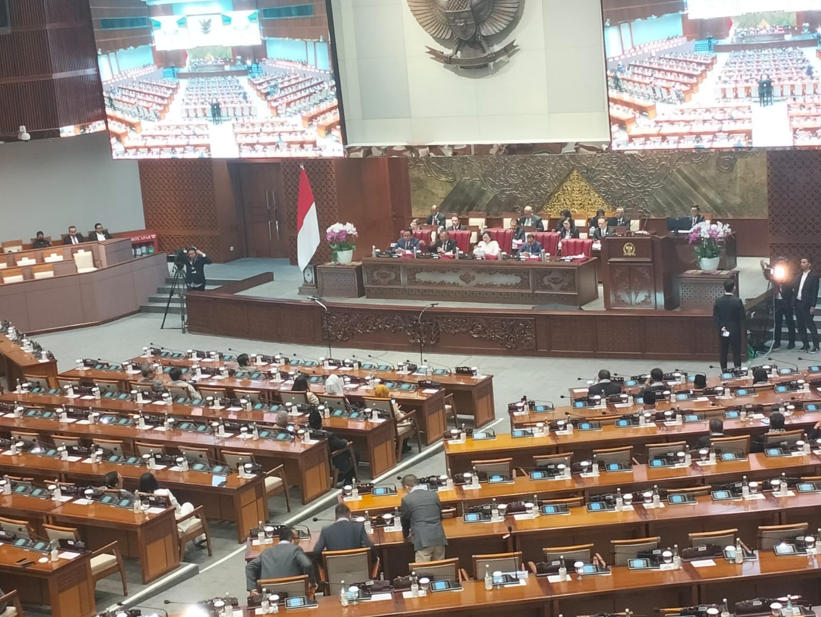Masa persidangan II tahun sidang 2023-2024 di gedung Nusantara II DPR RI, Jakarta Pusat, Selasa, 31/10/2023 | Ari Kurniansyah/Forum Keadilan