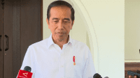 Jokowi dalam keterangan pers di Kompleks Istana Kepresidenan, Jakarta, Jumat, 6/10.