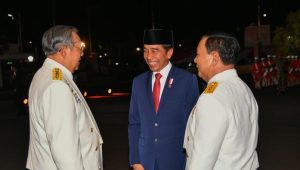 Momen akrab Jokowi, SBY dan Prabowo