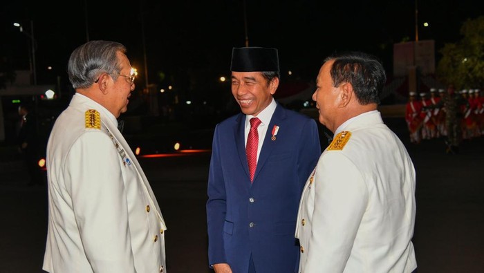 Momen akrab Jokowi, SBY dan Prabowo