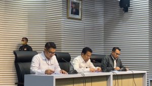 Wakil Ketua KPK, Johanis Tanak, saat memberikan keterangan kepada media, Rabu 11/10/2023