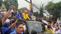 Mobil Pindad Maung yang ditumpangi para pimpinan KIM