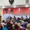 Diskusi Relawan Perubahan pasangan capres-cawapres, Anies Baswedan dan Muhaimin Iskandar, di Gedung Joang 45, Menteng, Jakarta Pusat, Jumat, 27/10/2023 | Novia Suhari/Forum Keadilan