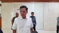 Waketum Gerindra Habiburokhman saat ditemui di Gedung DPR RI, Senayan, Jakarta, Rabu 1/11/2023 | Merinda Faradianti/Forum Keadilan