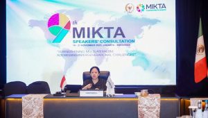 Puan Maharani Dalam Perhelatan MIKTA Speakers Consultation ke-9 | Instagram @puanmaharaniri