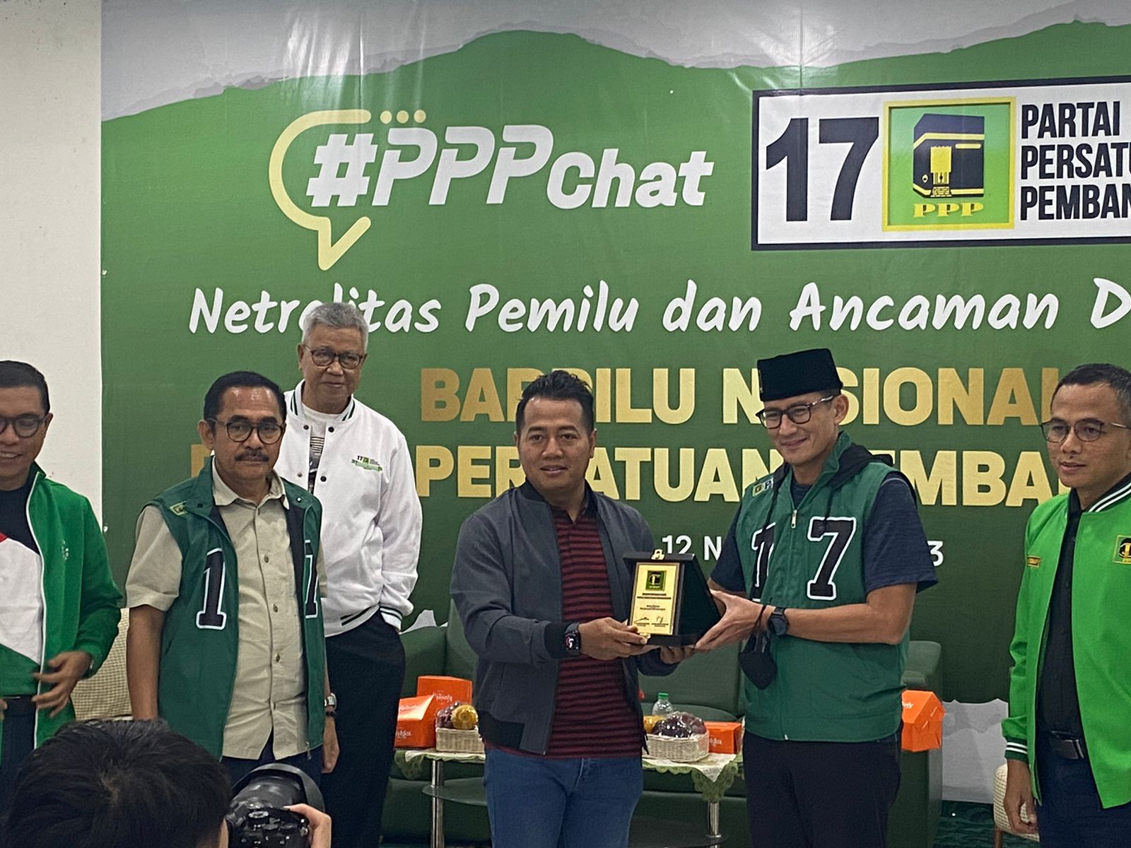 Adi Prayitno saat menghadiri acara Bappilu Nasional Partai PPP di kantor DPP PPP, Jakarta Pusat, Minggu 12/11/2023 | Novia Suhari