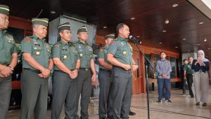 Panglima TNI Jenderal Agus Subiyanto memberikan keterangan kepada awak media setelah menghadiri sidang paripurna di Gedung DPR, Senayan, Jakarta Pusat, Selasa, 21/11/2023 | Syahrul Baihaqi/Forum Keadilan