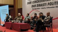 Diskusi 'Menyelamatkan Demokrasi dari Cengkeraman Oligarki dan Dinasti Politik' di kawasan Jakarta Pusat, Selasa, 14/11/2023 | ist