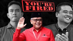 Ilustrasi pemecatan Gibran Rakabuming Raka dan Bobby Nasution | Sajuri/Forum Keadilan
