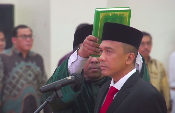 Pelantikan Irjen Rudi Setiawan Jadi Deputi Penindakan KPK, 6/11/2023 | Youtube KPK RI