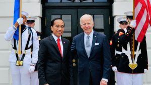 Presiden Joko Widodo bersama Presiden Amerika Serikat Joe Biden