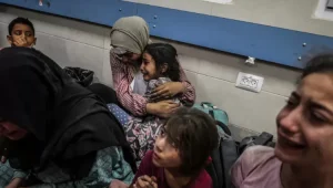 Warga Gaza berlindung di Rumah sakit